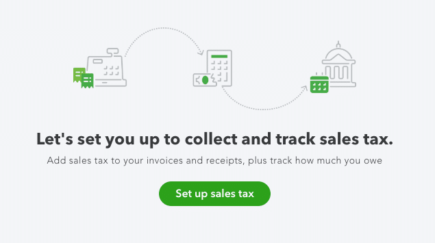 set up sales tax